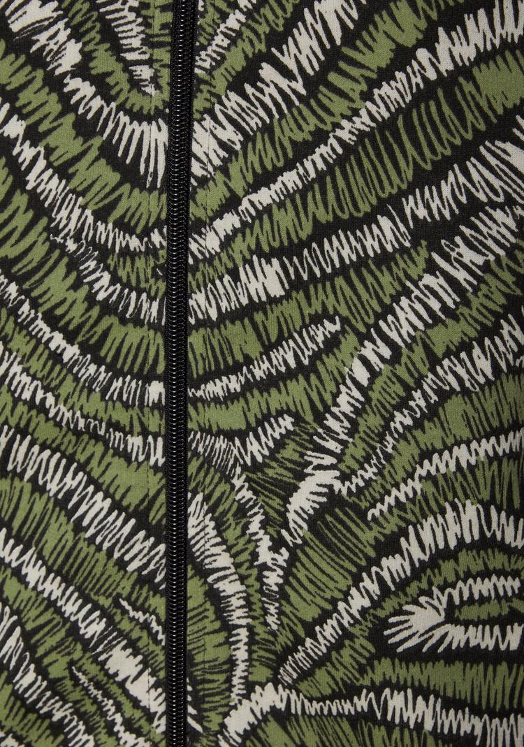 Lascana Lascana Kapuzensweatjacke Sweatjacke Damen - schwarz-gemustert - 1 | SportScheck