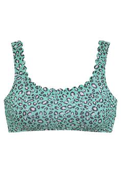 Lascana Bustier-Bikini-Top Bikini Oberteil Damen mint-bedruckt