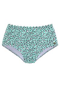 Lascana Highwaist-Bikini-Hose Bikini Hose Damen - mint-bedruckt