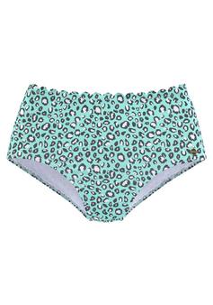 Lascana Highwaist-Bikini-Hose Bikini Hose Damen mint-bedruckt