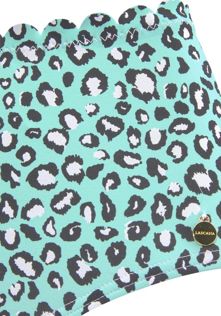 Lascana Lascana Highwaist-Bikini-Hose Bikini Hose Damen - mint-bedruckt - 0 | SportScheck