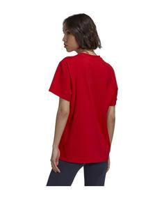 Rückansicht von adidas FC Bayern München T-Shirt Damen Fanshirt Damen rot