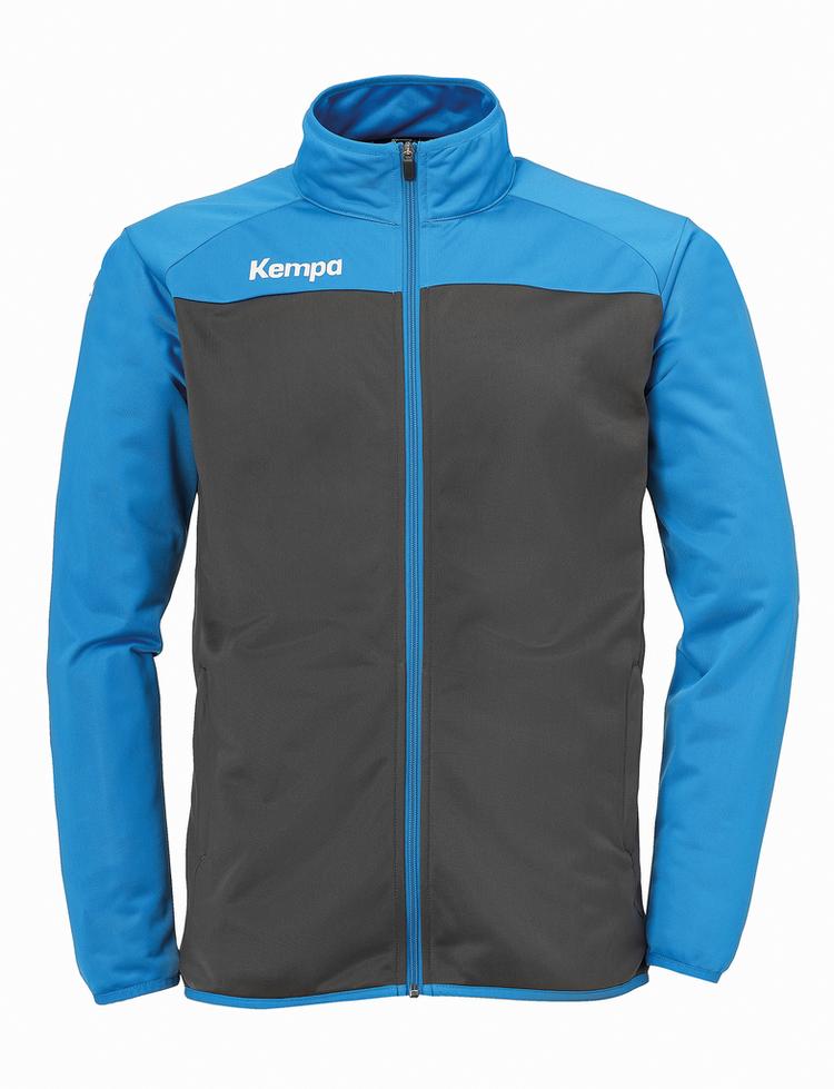 Kempa Kempa PRIME POLY JACKE Trainingsjacke Kinder - anthra/kempablau - 0 | SportScheck