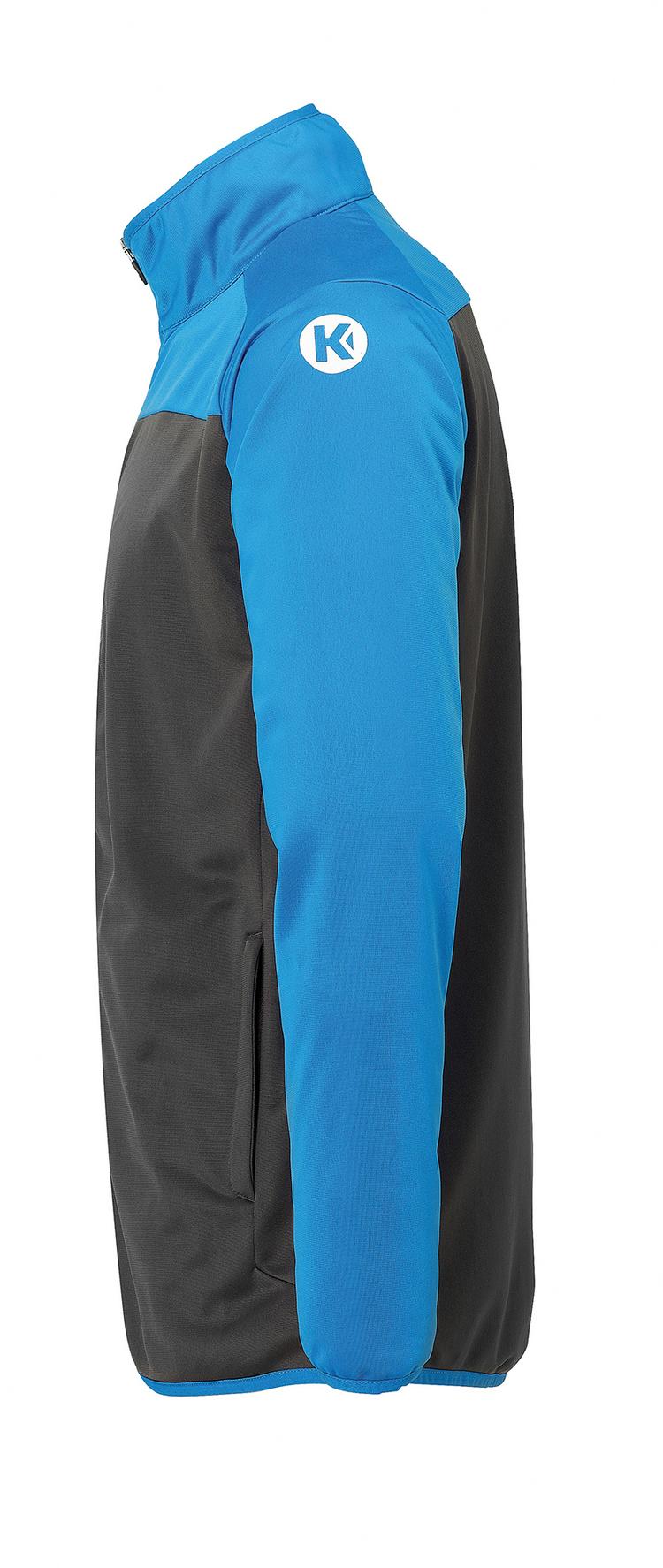Kempa Kempa PRIME POLY JACKE Trainingsjacke Kinder - anthra/kempablau - 4 | SportScheck