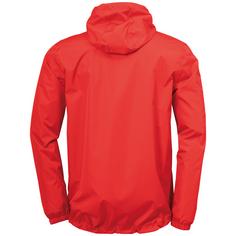 Rückansicht von Uhlsport ESSENTIAL Regenjacke Kinder rot