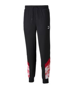 PUMA AC Mailand Iconic MCS Trainingshose Trainingshose schwarzrot