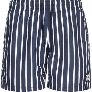 FILA Sisak AOP Striped Boardshorts Herren blau/weiß