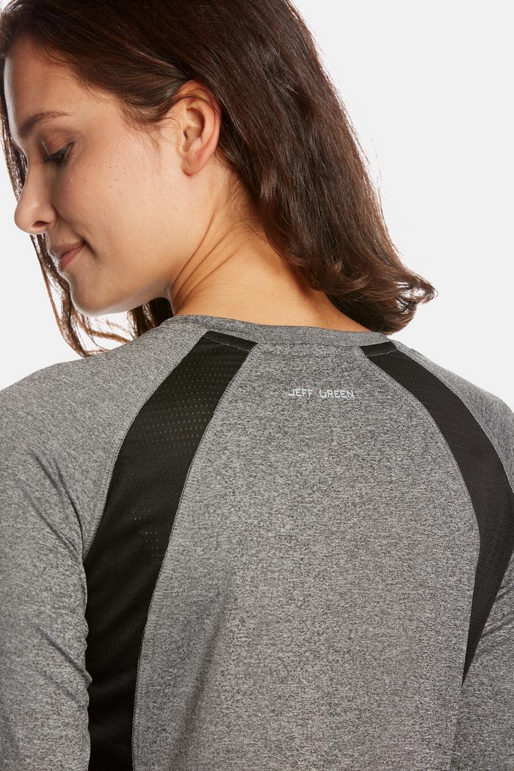 Jeff Green Jeff Green Ally Funktionsshirt Damen - Grey Mel/Black - 4 | SportScheck