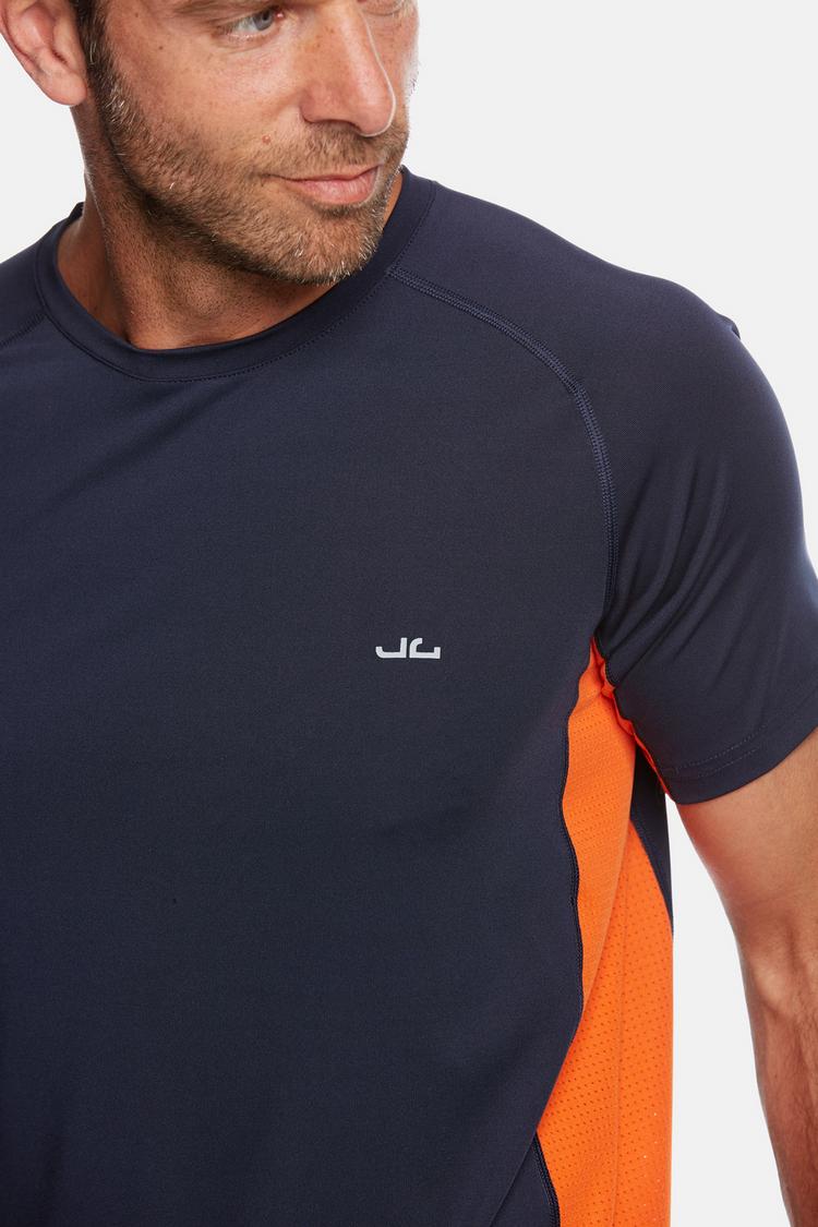 Jeff Green Jeff Green Rivara Funktionsshirt Herren - Navy/Orange - 4 | SportScheck