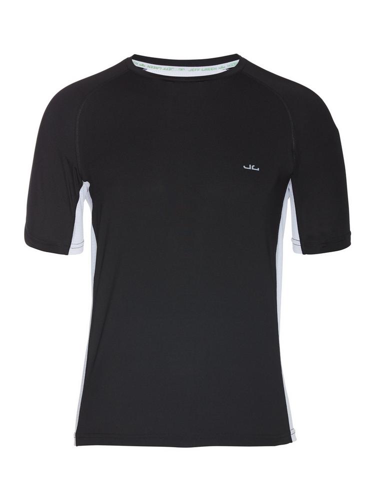 Jeff Green Jeff Green Rivara Funktionsshirt Herren - Black/White - 0 | SportScheck