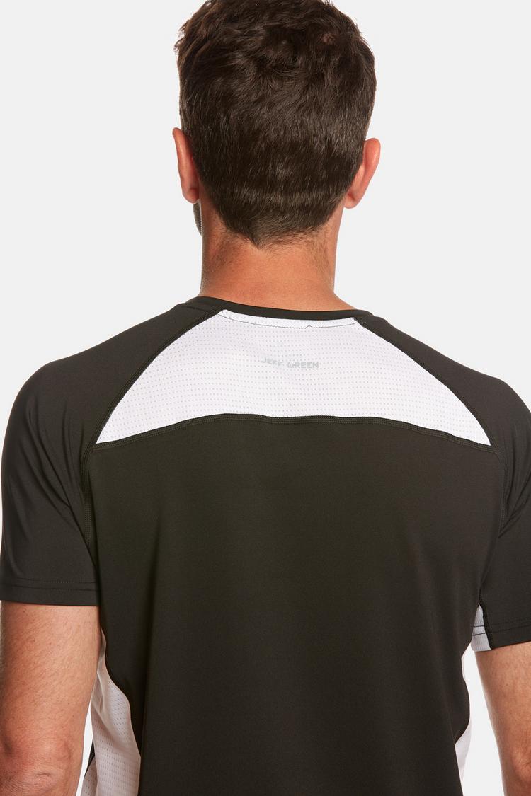 Jeff Green Jeff Green Rivara Funktionsshirt Herren - Black/White - 5 | SportScheck