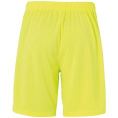 Rückansicht von Uhlsport CENTER BASIC OHNE INNENSLIP Fußballshorts Kinder fluo gelb