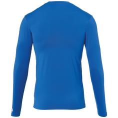 Rückansicht von Uhlsport Tight DISTINCTION PRO- TURTLE NECK Funktionsshirt Kinder azurblau