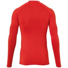 Rückansicht von Uhlsport Tight DISTINCTION PRO- TURTLE NECK Funktionsshirt Kinder rot