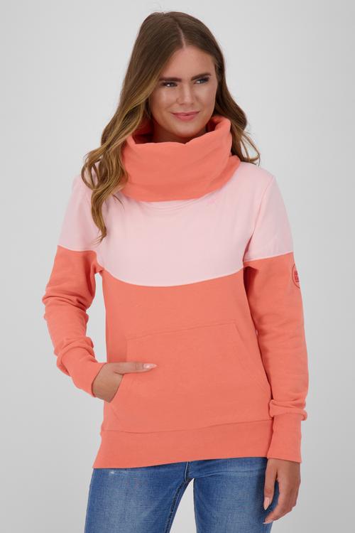 Rückansicht von ALIFE AND KICKIN SoleyAK A Sweatshirt Damen salmon melange