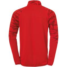 Rückansicht von Uhlsport GOAL 25 1/4 ZIP TOP Funktionssweatshirt rot