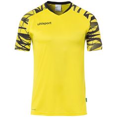 Uhlsport GOAL 25 TRIKOT KURZARM T-Shirt Kinder limonengelb/schwarz