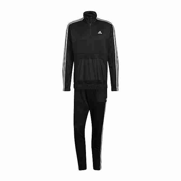 adidas HalfZip Trainingsanzug Trainingsanzug Herren schwarz