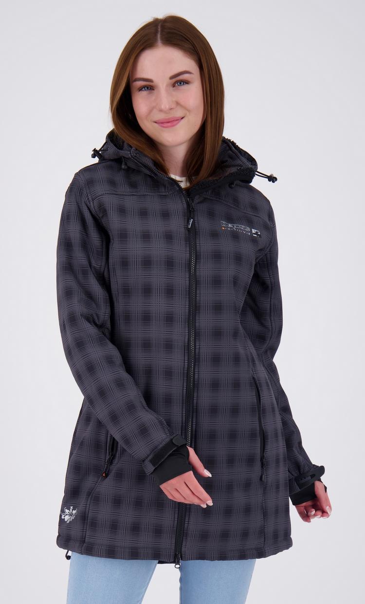 DEPROC active DEPROC active KEELE PEAK Softshelljacke Damen - anthra-check - 0 | SportScheck