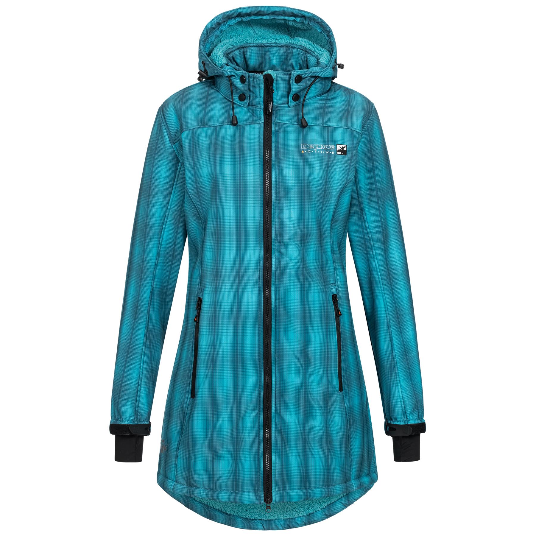 DEPROC active KEELE SportScheck Softshelljacke von petrol Online kaufen im Shop Damen PEAK