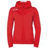 Kempa PLAYER WOMEN Kapuzenjacke Damen - rot/wei&szlig;