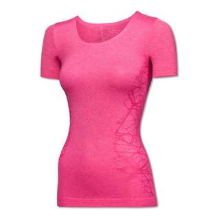 SCHIESSER T-Shirt Halbarm Unterhemd Damen pink-mel.
