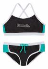 Bench Bustier-Bikini Bikini Set Damen - schwarz-mint