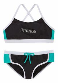 Bench Bustier-Bikini Bikini Set Damen - schwarz-mint