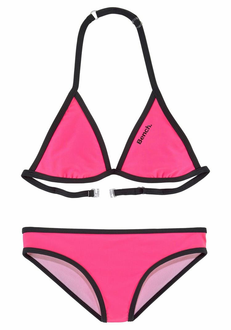 Bench Bench Triangel-Bikini Bikini Set Damen - pink-schwarz - 0 | SportScheck