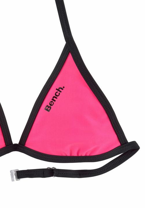 Rückansicht von Bench Triangel-Bikini Bikini Set Damen pink-schwarz
