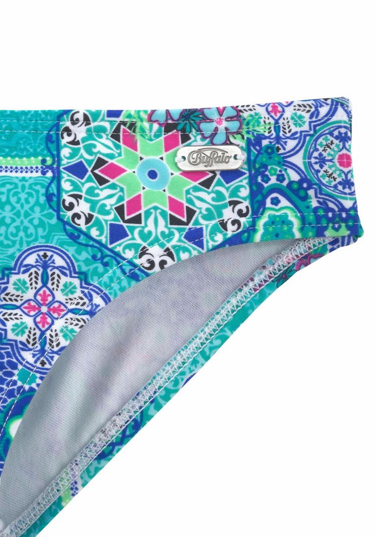 Buffalo Buffalo Bustier-Bikini Bikini Set Damen - t&uuml;rkis-bedruckt - 0 | SportScheck