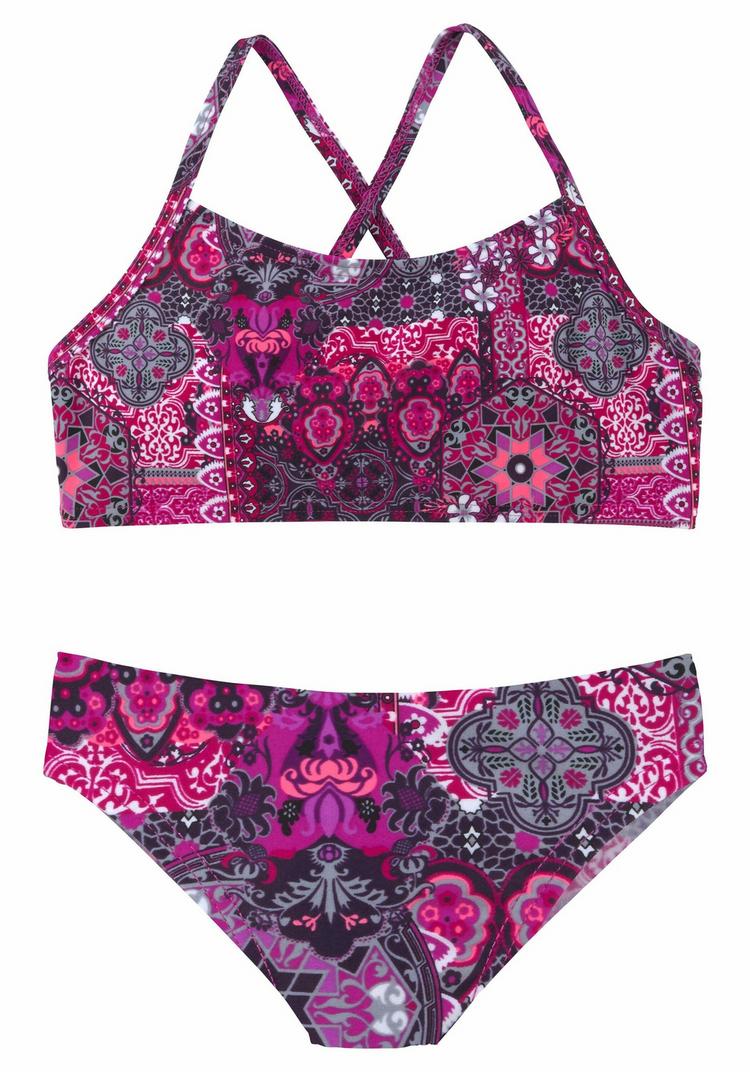 Buffalo Buffalo Bustier-Bikini Bikini Set Damen - aubergine - 0 | SportScheck
