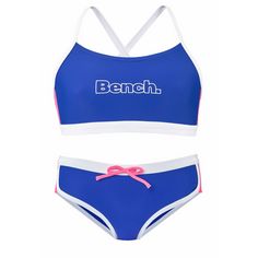 Bench Bustier-Bikini Bikini Set Damen blau-pink
