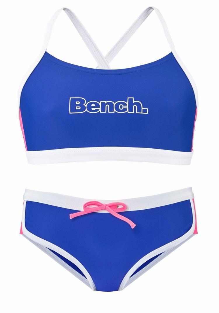 Bench Bench Bustier-Bikini Bikini Set Damen - blau-pink - 0 | SportScheck