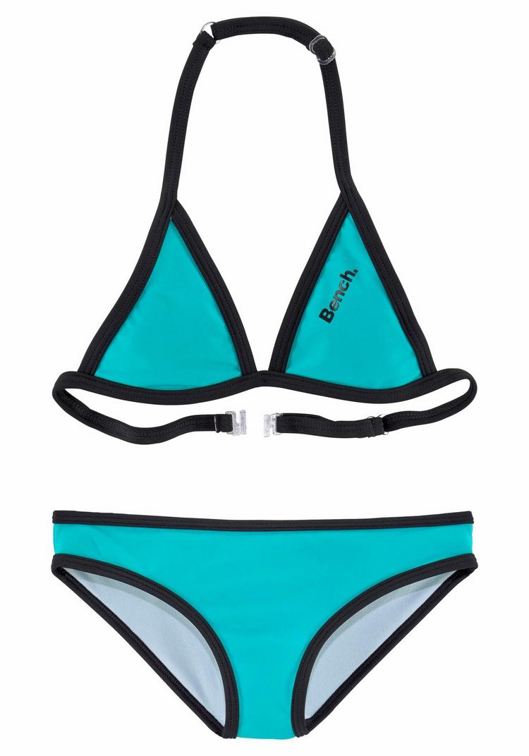 Bench Bench Triangel-Bikini Bikini Set Damen - t&uuml;rkis-schwarz - 0 | SportScheck