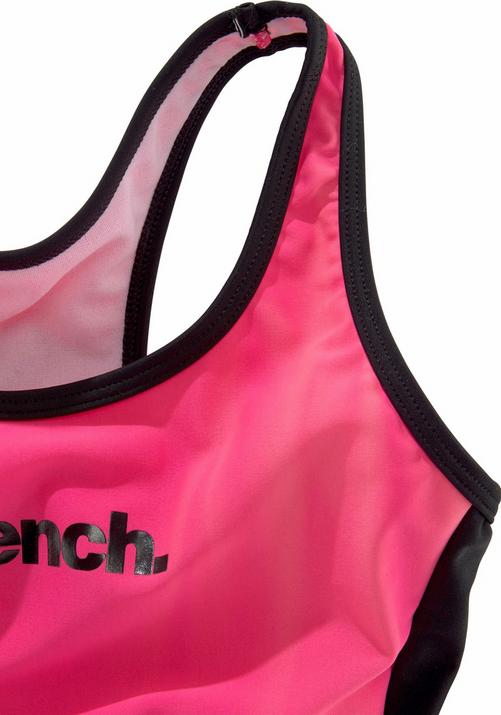 Rückansicht von Bench Badeanzug Badeanzug Damen pink-schwarz