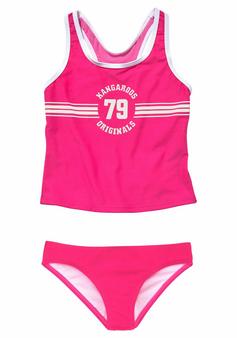 KangaROOS Tankini Bikini Set Damen pink