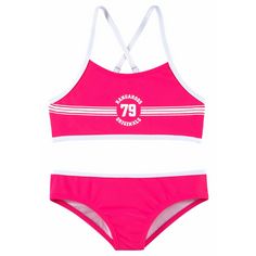 KangaROOS Bustier-Bikini Bikini Set Damen pink