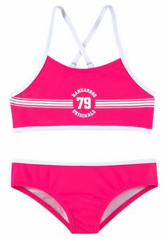 KangaROOS Bustier-Bikini Bikini Set Damen pink
