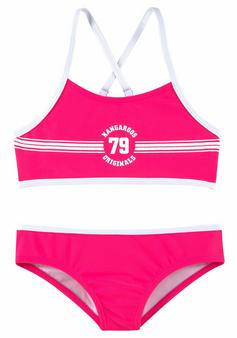 KangaROOS Bustier-Bikini Bikini Set Damen pink