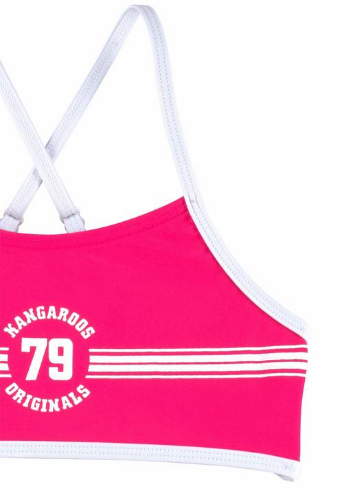 Rückansicht von KangaROOS Bustier-Bikini Bikini Set Damen pink