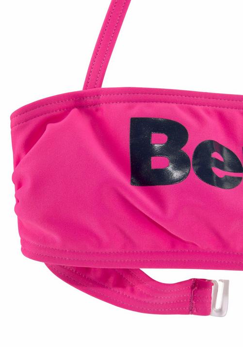 Rückansicht von Bench Bandeau-Bikini Bikini Set Damen pink-marine