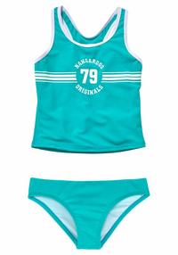 KangaROOS Tankini Bikini Set Damen - t&uuml;rkis