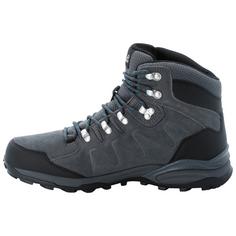 Jack Wolfskin REFUGIO TEXAPORE MID M Wanderschuhe Herren grey / black