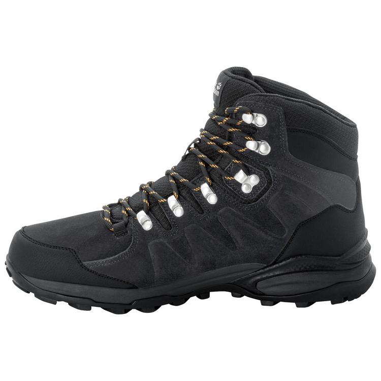 Jack Wolfskin Jack Wolfskin REFUGIO TEXAPORE MID M Wanderschuhe Herren - phantom / burly yellow XT - 0 | SportScheck