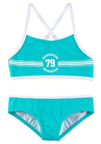 KangaROOS Bustier-Bikini Bikini Set Damen - t&uuml;rkis