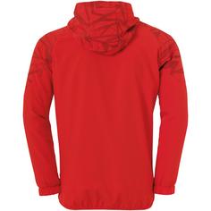 Rückansicht von Uhlsport GOAL 25 EVO WOVEN HOOD JACKET Kapuzenjacke Kinder rot