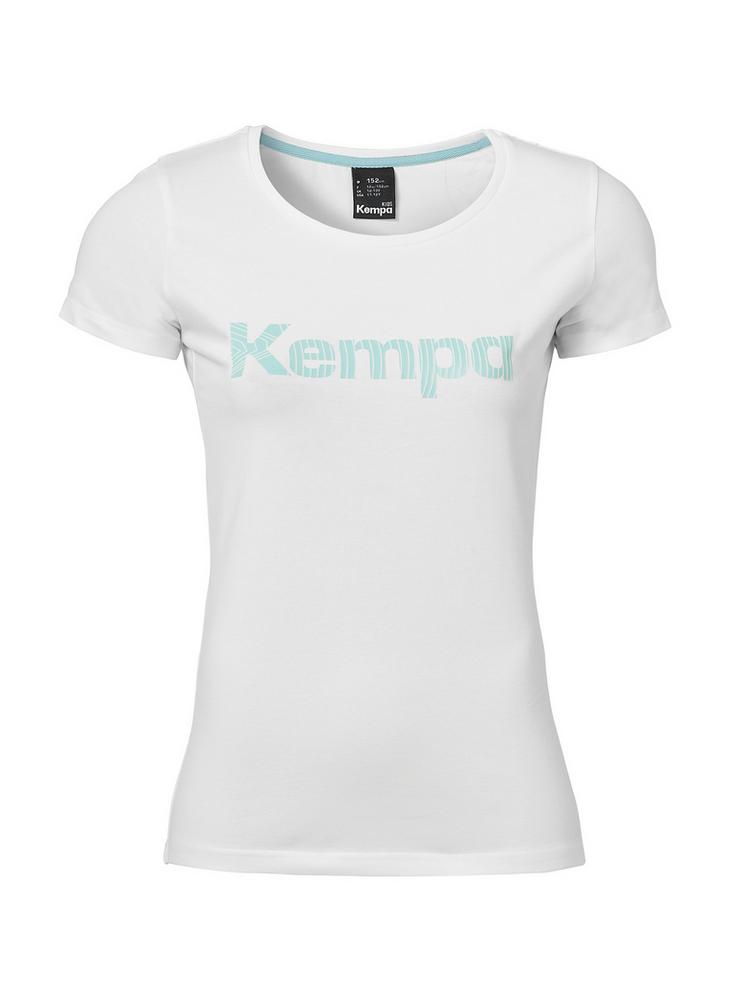 Kempa Kempa GRAPHIC T-SHIRT GIRLS T-Shirt M&auml;dchen - wei&szlig; - 0 | SportScheck