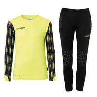 Uhlsport REACTION GOALKEEPER SET JUNIOR Torwart Set Kinder - fluo gelb