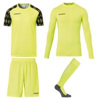 Uhlsport REACTION GOALKEEPER SET Torwart Set Kinder - fluo gelb